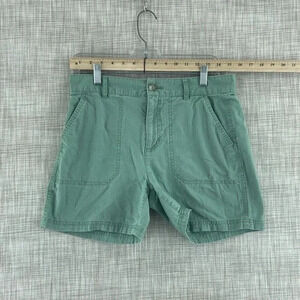 Eddie Bauer Green Women's Casual Cotton Shorts